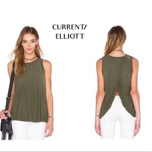 $124 Current Elliott Anthropologie Tulip Slit Tee